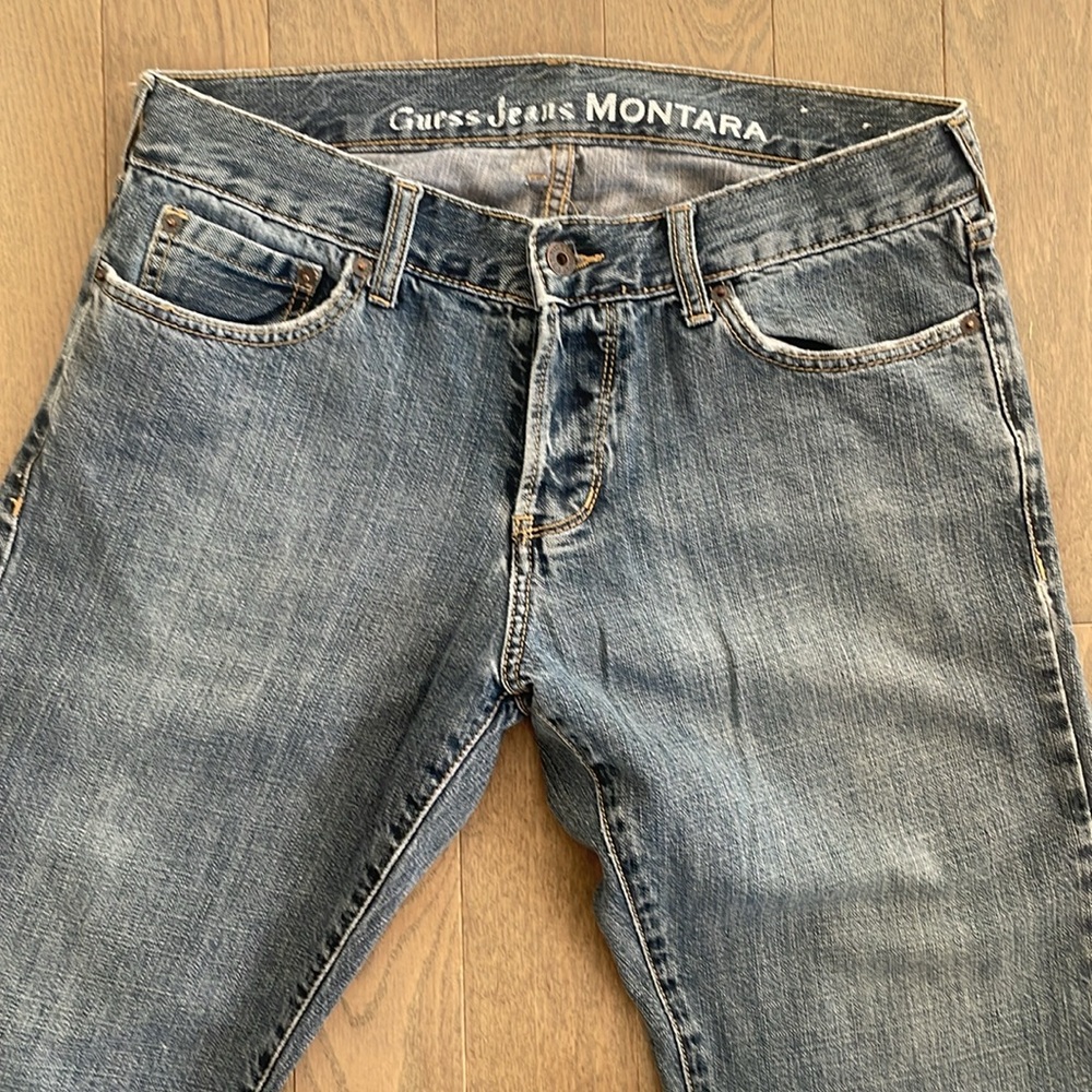 COPY - GUESS JEANS MONTARA - Straight Leg Denim Jeans, Size 31 x 32 - Picture 11 of 15